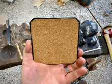 Load image into Gallery viewer, Mushroom desk art sculpture with brass studs
