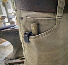 Load image into Gallery viewer, *Blemished Valiant EDC Knife - OD Green Micarta