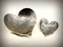 Load image into Gallery viewer, Heart ring dish forged from stainless steel - Small