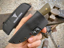 Load image into Gallery viewer, *Blemished Valiant EDC Knife - OD Green Micarta