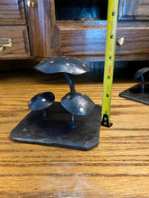 Load image into Gallery viewer, Mushroom desk art sculpture with brass studs