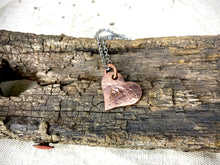 Load image into Gallery viewer, Copper Heart Necklace - 1”
