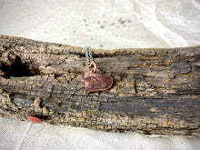 Load image into Gallery viewer, Copper Heart Necklace - 1”