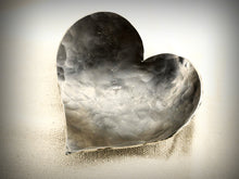 Load image into Gallery viewer, Heart ring dish forged from stainless steel - Large