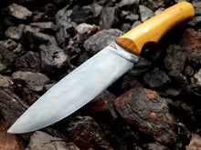 Load image into Gallery viewer, Cold blued drop point with osage handle