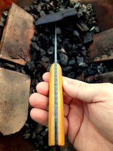 Load image into Gallery viewer, Cold blued drop point with osage handle