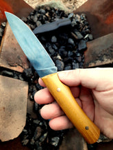 Load image into Gallery viewer, Cold blued drop point with osage handle