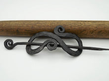Load image into Gallery viewer, Hand forged stainless steel hair barrette