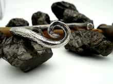 Load image into Gallery viewer, Spiral stainless steel cuff bracelet