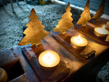 Load image into Gallery viewer, Christmas Tree Tea Light Sculpture
