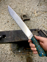 Load image into Gallery viewer, Blue Camp Knife
