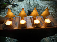 Load image into Gallery viewer, Christmas Tree Tea Light Sculpture
