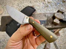 Load image into Gallery viewer, *Blemished Valiant EDC Knife - OD Green Micarta
