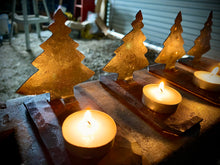 Load image into Gallery viewer, Christmas Tree Tea Light Sculpture
