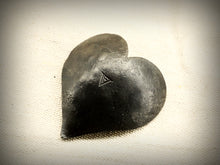 Load image into Gallery viewer, Heart ring dish forged from stainless steel - Small
