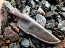 Load image into Gallery viewer, &quot;Brut de forge&quot; knife with wenge handle
